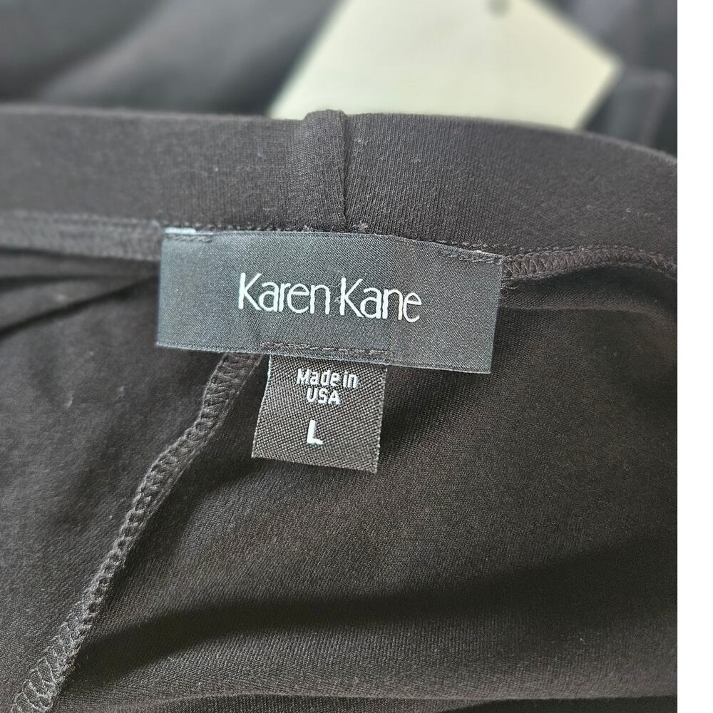 NWT Karen Kane Butter Soft Leggings Black MSRP $58 Large Stretch 32/29 B-36 - Picture 4 of 4
